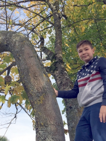 Schon das Aufhängen macht viel Spaß