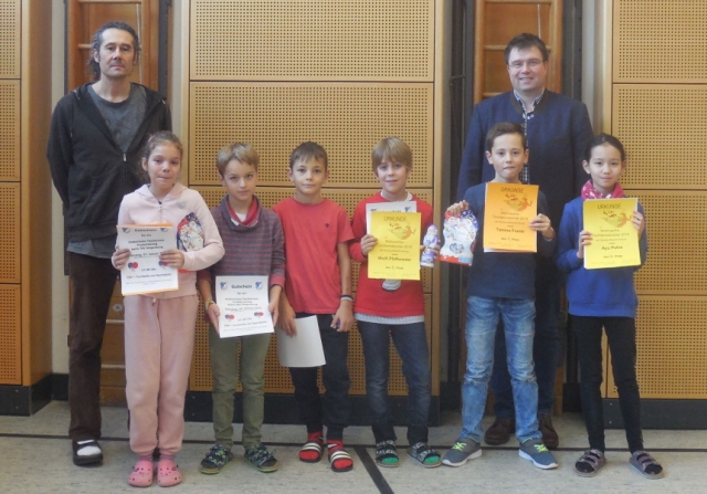 Die Klassensieger der Grundschule